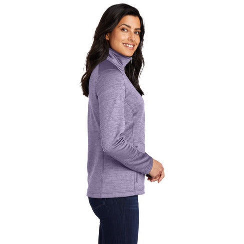 Ladies Digi Stripe Fleece Jacket