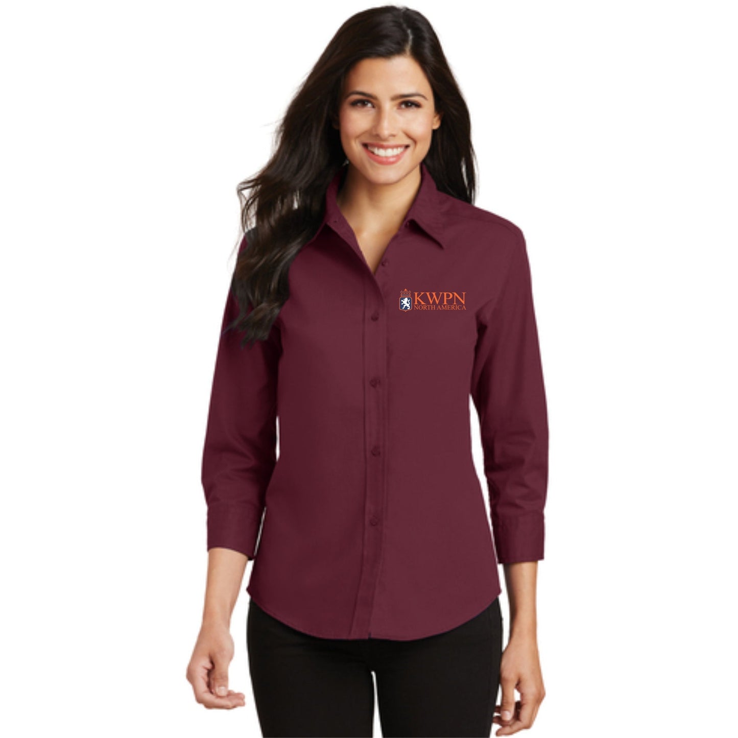 Port Authority® Ladies 3/4-Sleeve Easy Care Shirt