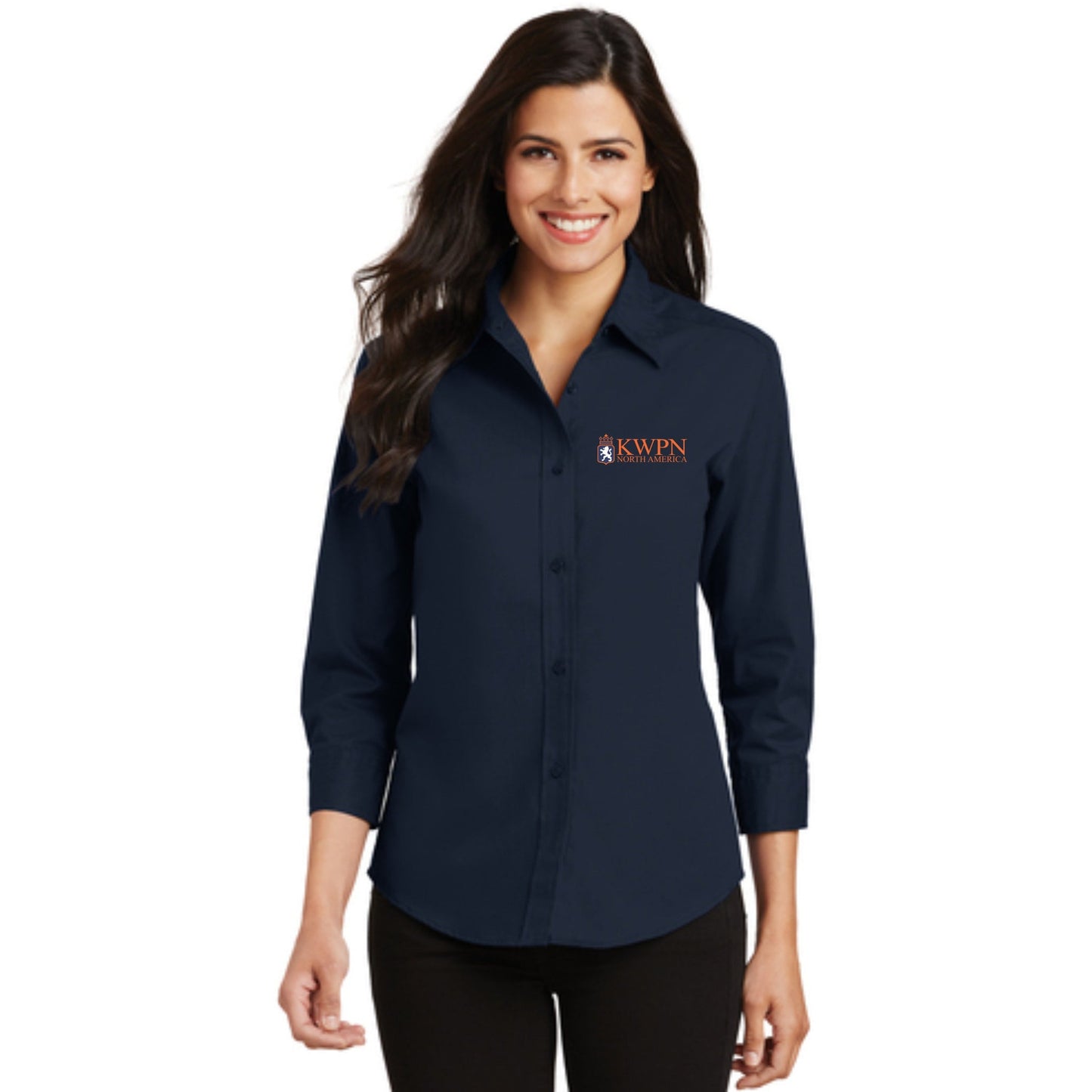 Port Authority® Ladies 3/4-Sleeve Easy Care Shirt