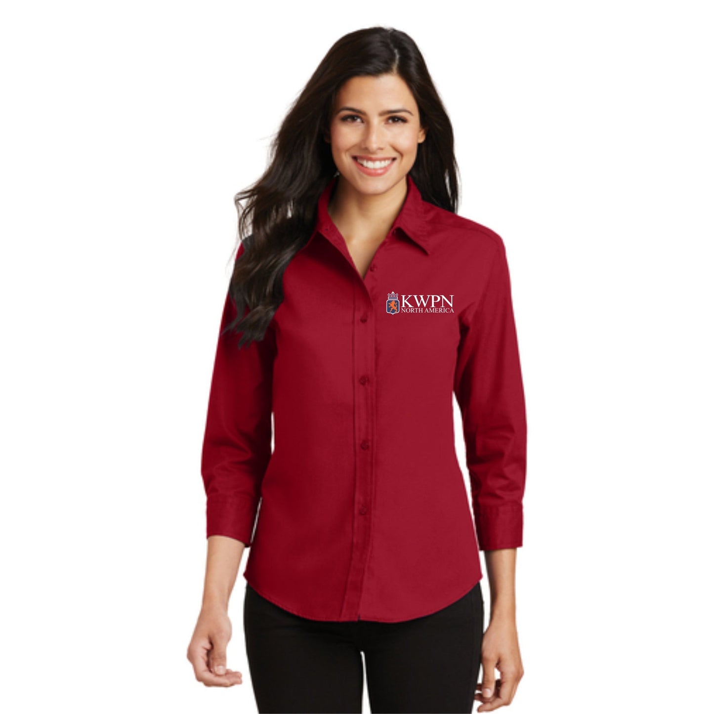 Port Authority® Ladies 3/4-Sleeve Easy Care Shirt