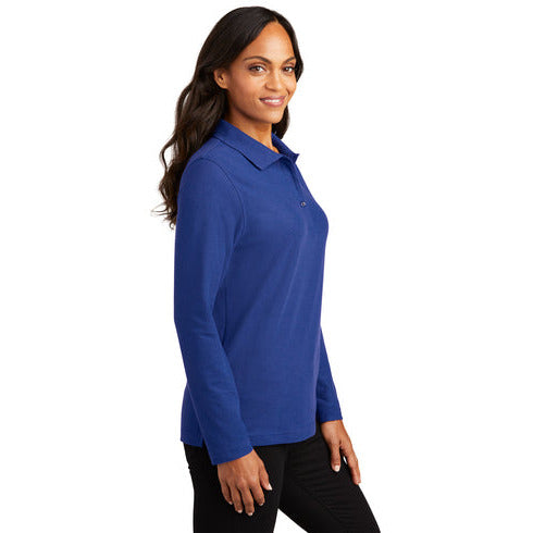 Port Authority® Ladies Long Sleeve Silk Touch™ Polo